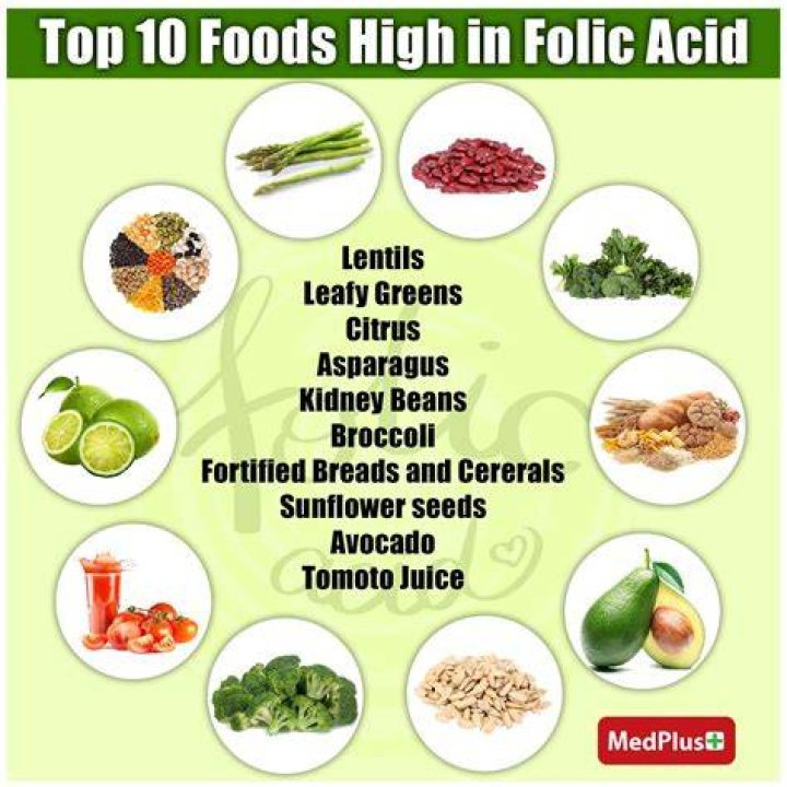 10 Best Foods That Contain Folic Acid