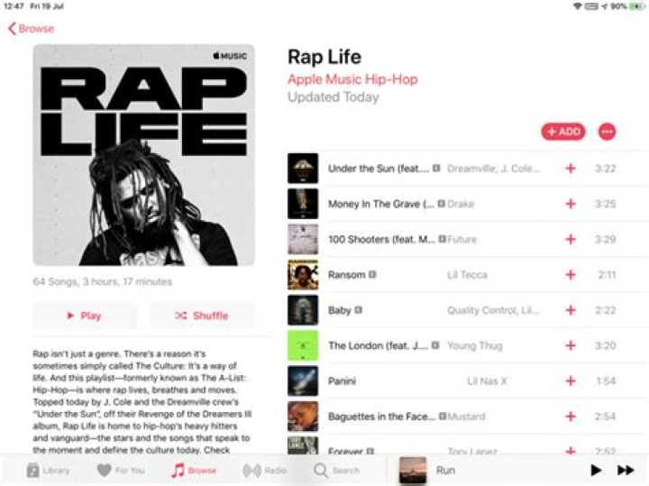 Apple Launches ‘Rap Life’ Playlist