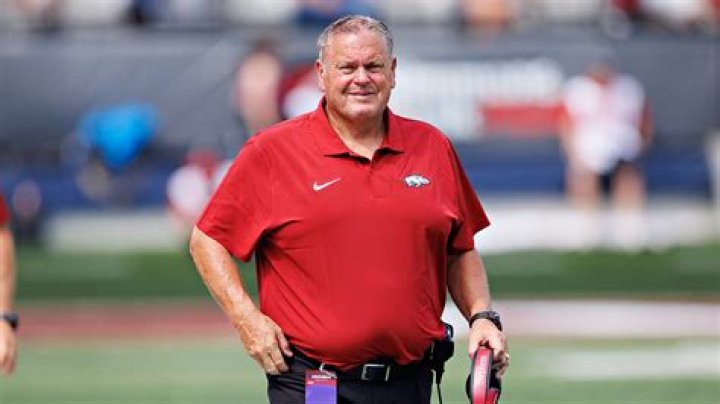 Arkansas Head coach Mike Balado Contract and Salary (Wiki, Wife, Family, Children, Age)