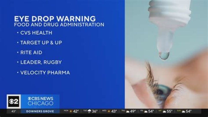 CVS, Rite Aid, and Target Eye Drops Pulled Because of Blindness Risk, FDA Warns