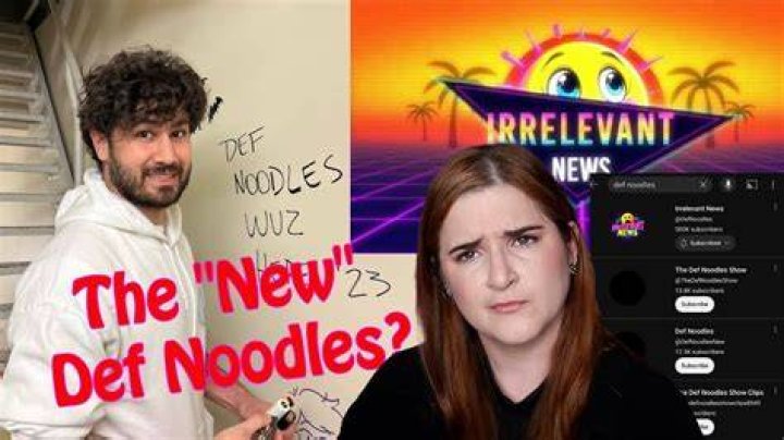 Def Noodles Youtuber overview