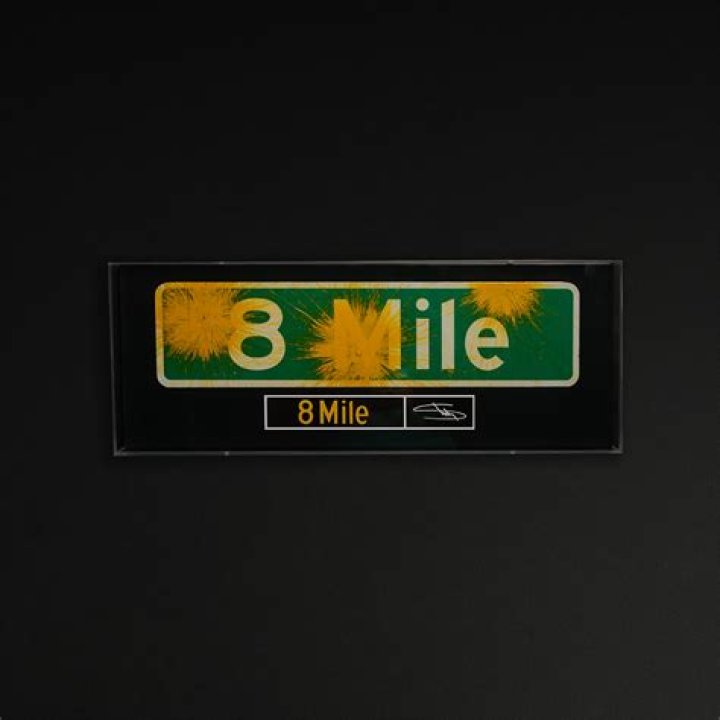 Eminem Signs 8 Mile Road Bricks For Charity