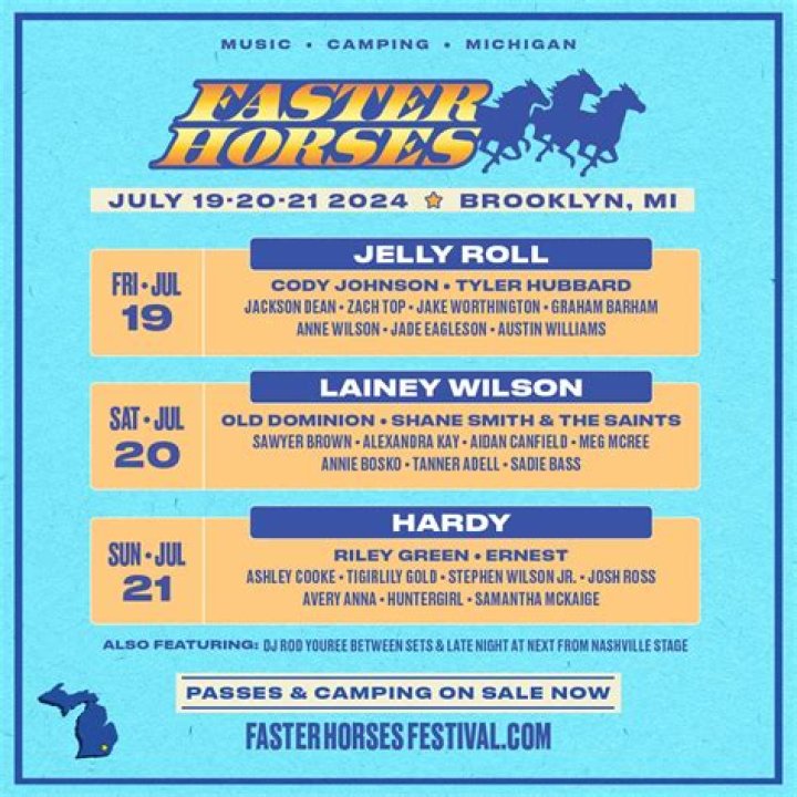 Festival News: Faster Horses, Bourbon & Beyond, Pure Imagination & Lovers & Friends