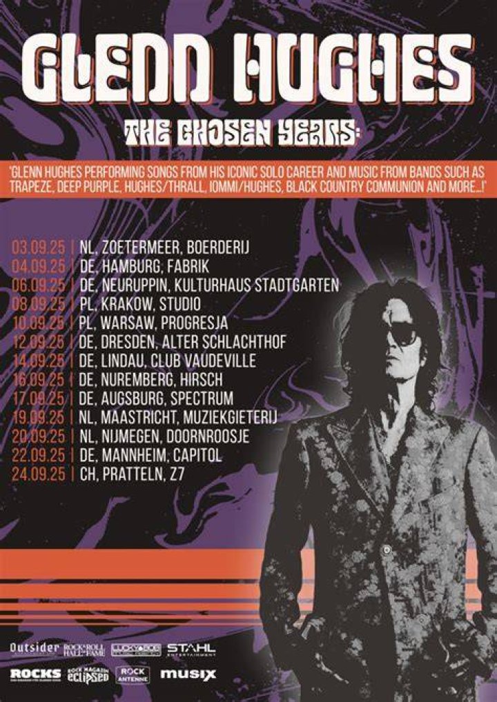 Glenn Hughes Cancels UK/Europe Tour After Co-Headliner Living Colour Jumps Ship