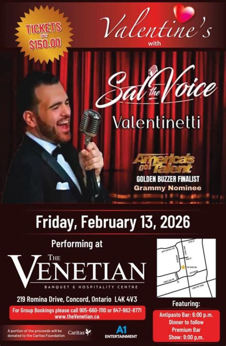 Hire Sal The Voice Valentinetti for a Corporate Event or Performance Booking.