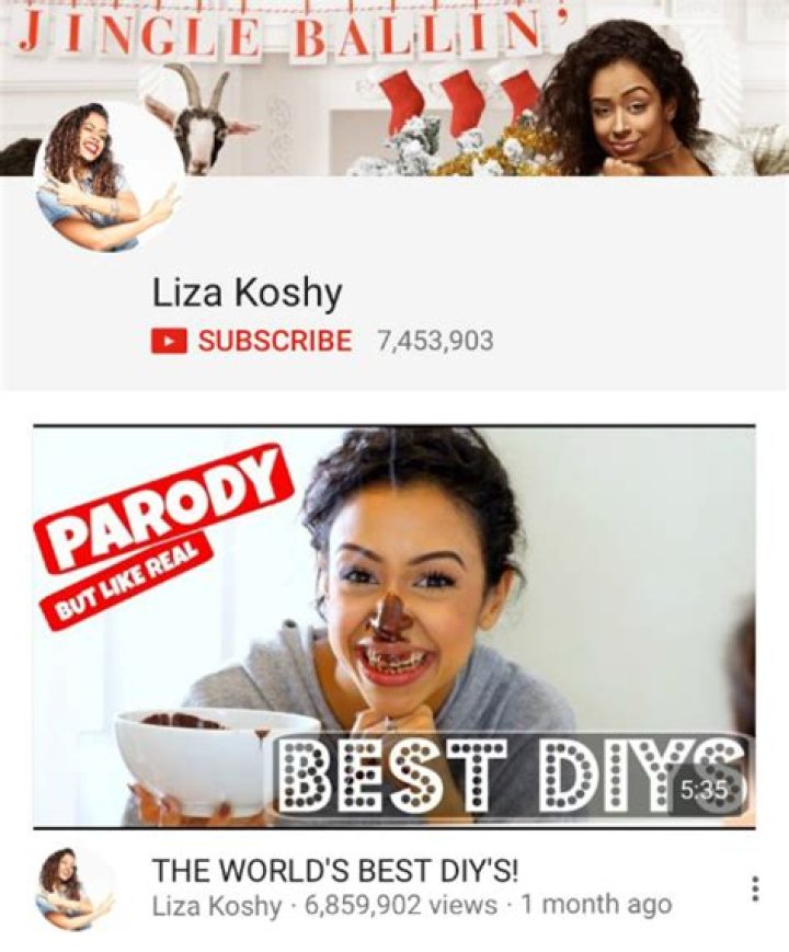 Liza Koshy Youtuber overview