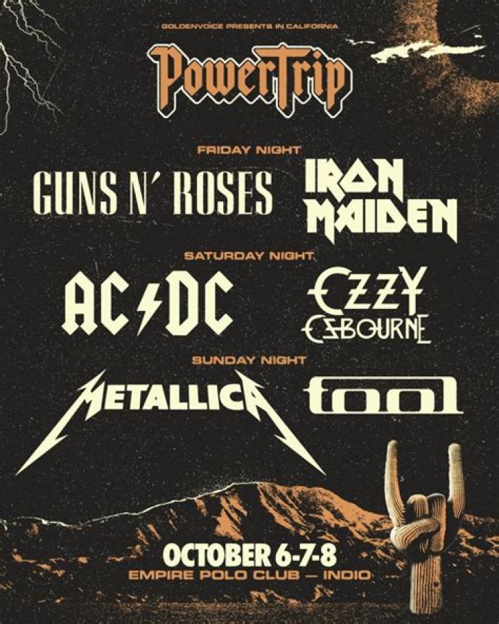 Metallica, Guns N’ Roses, And Tool Among The Headliners For The Inaugural PowerTrip Fest