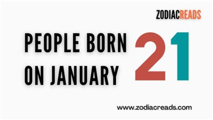 People born in January 21