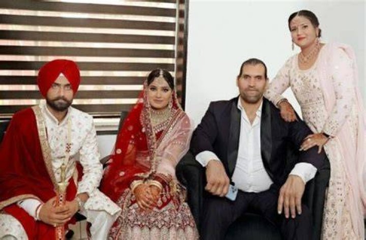 The Great Khali is married to Harminder Kaur with whom he shares a net worth over $6 million.