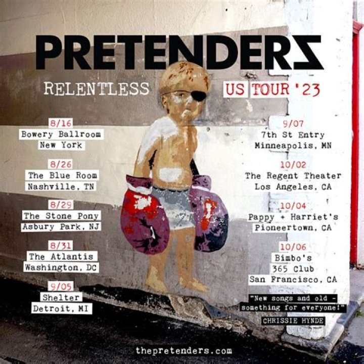 The Pretenders Announce North American Tour