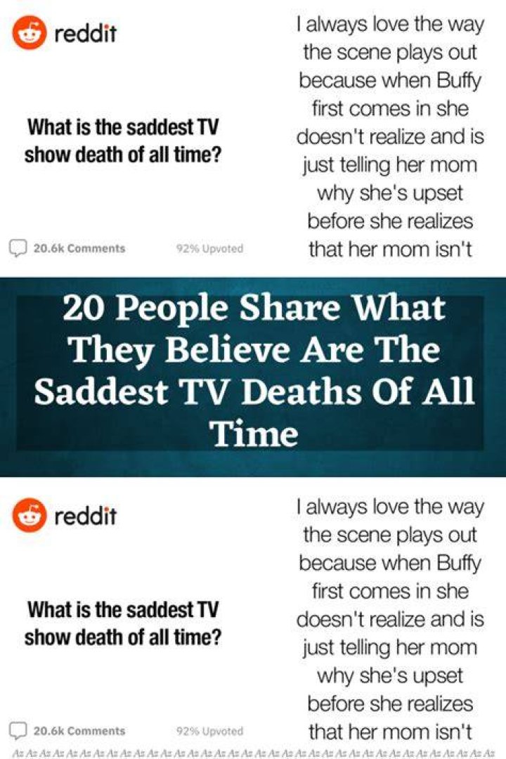 These Are the Saddest TV Deaths of All Time — Best Life