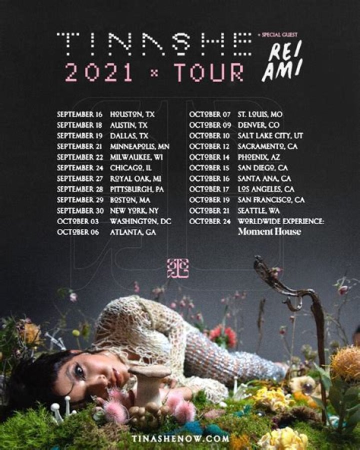 Tinashe Announces Fall 2021 Tour Dates – Celeb Secrets